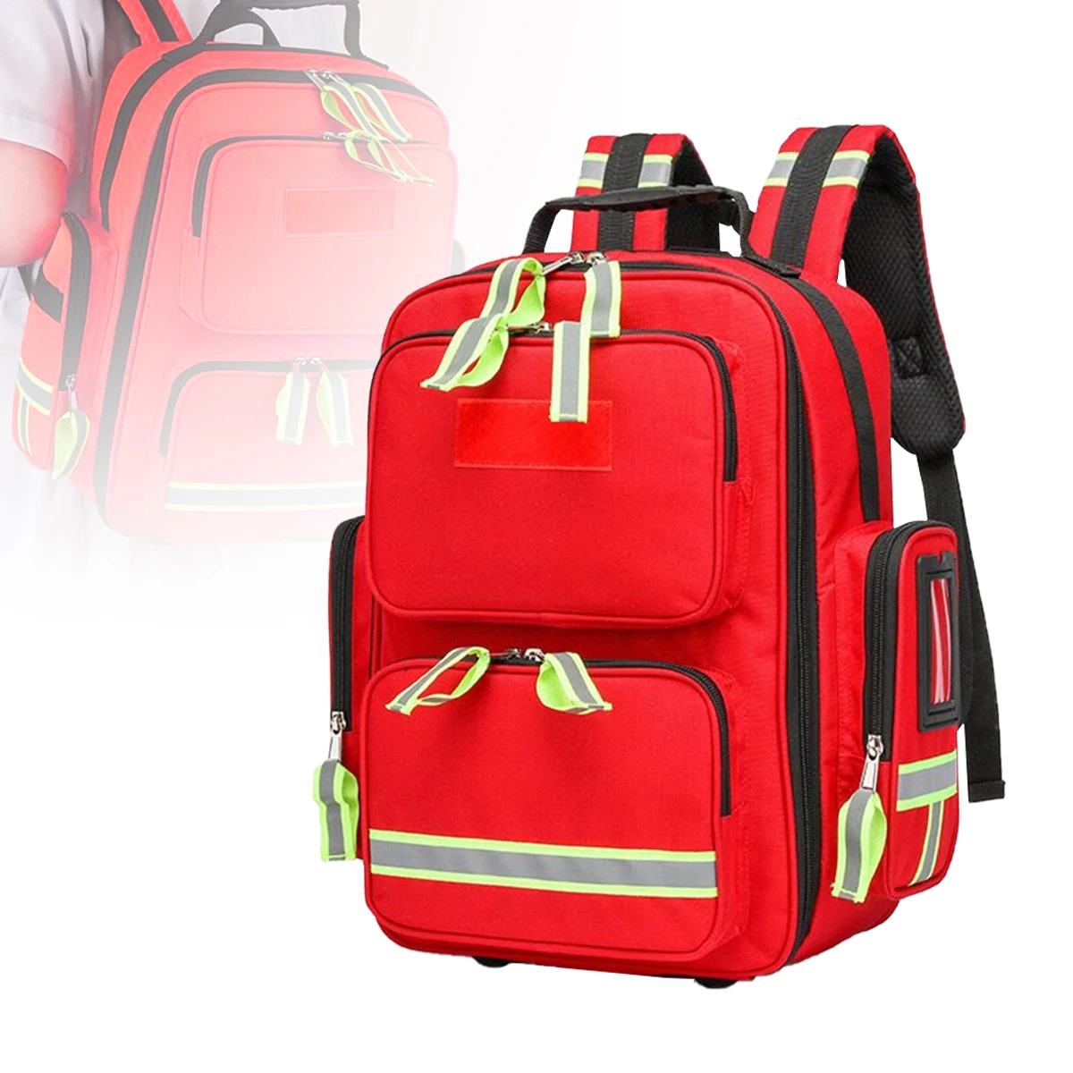 

Outdoor Emergency First Aid Kit Medical Bag Rescue Large Capacity Case Waterproof Reflective Oxford Multi-pocket Travel Backpack