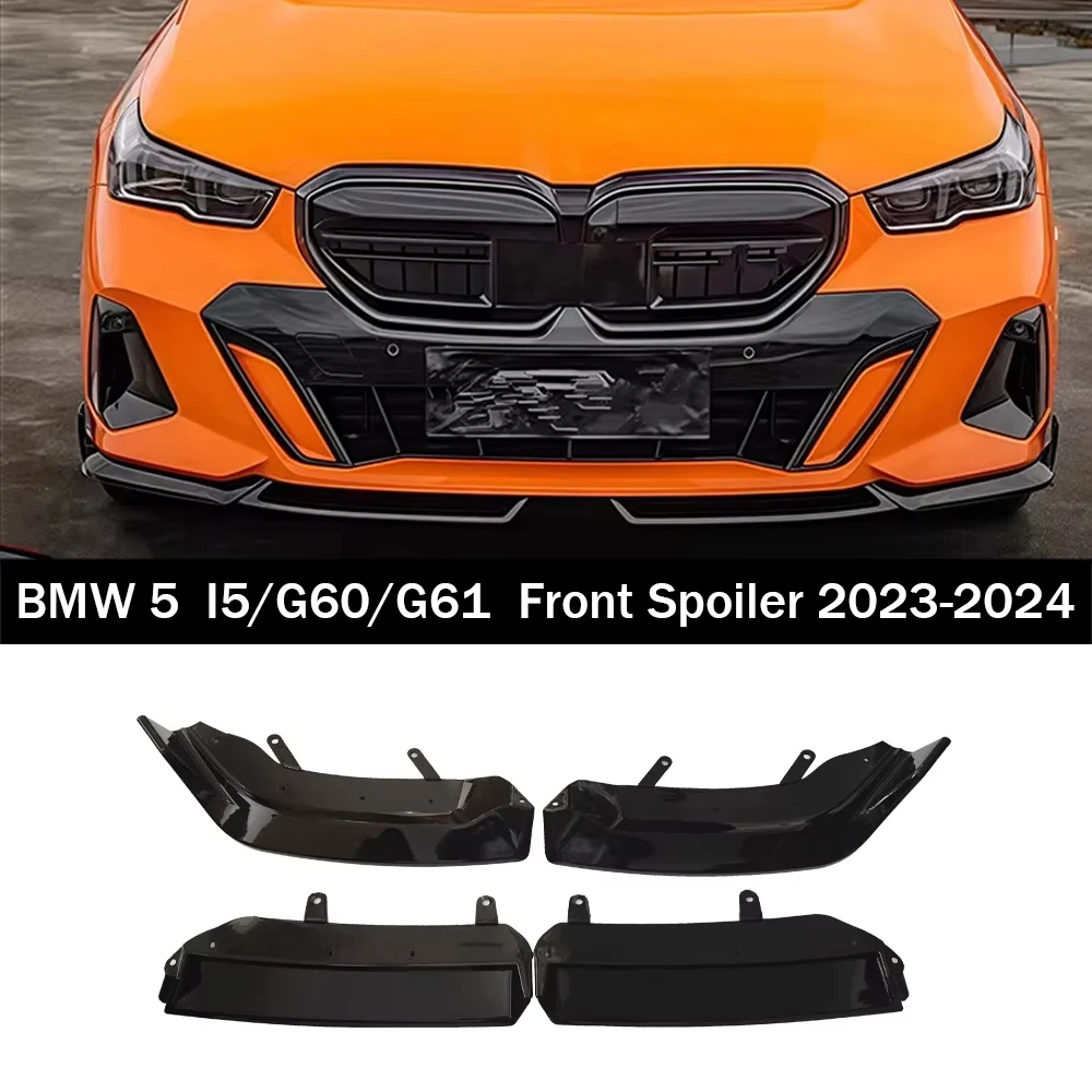 

MP Стиль для BMW 5 серии G60 G61 i5 M60 M Sport 520d 530e 550e 2023-2024 Передний бампер, спойлер, диффузор, разветвители, комплект кузова