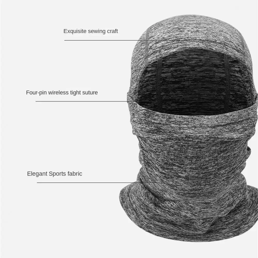 Men Women And Kids Balaclava Hat Winter Fleece Warm Windproof Face Bandana Sports Scarf Cycling Headgear Full Face Caps