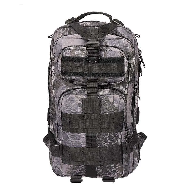 Attack 45L Molle Waterproof Wholesale 3D Sniper Shoes Compartment Custom Logo 3P Camouflage Assault Tactical Backpacks With USB