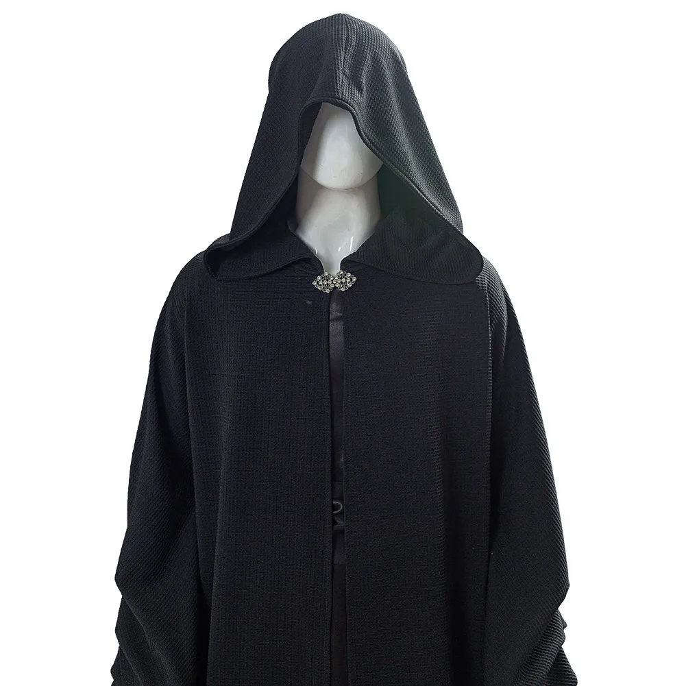 Super Schurk Palpatine Cosplay Fantasy Kostuum Film Ruimte Strijd Superheld Outfits Mannelijke Rolspel Volwassen Mannen Halloween Pakken