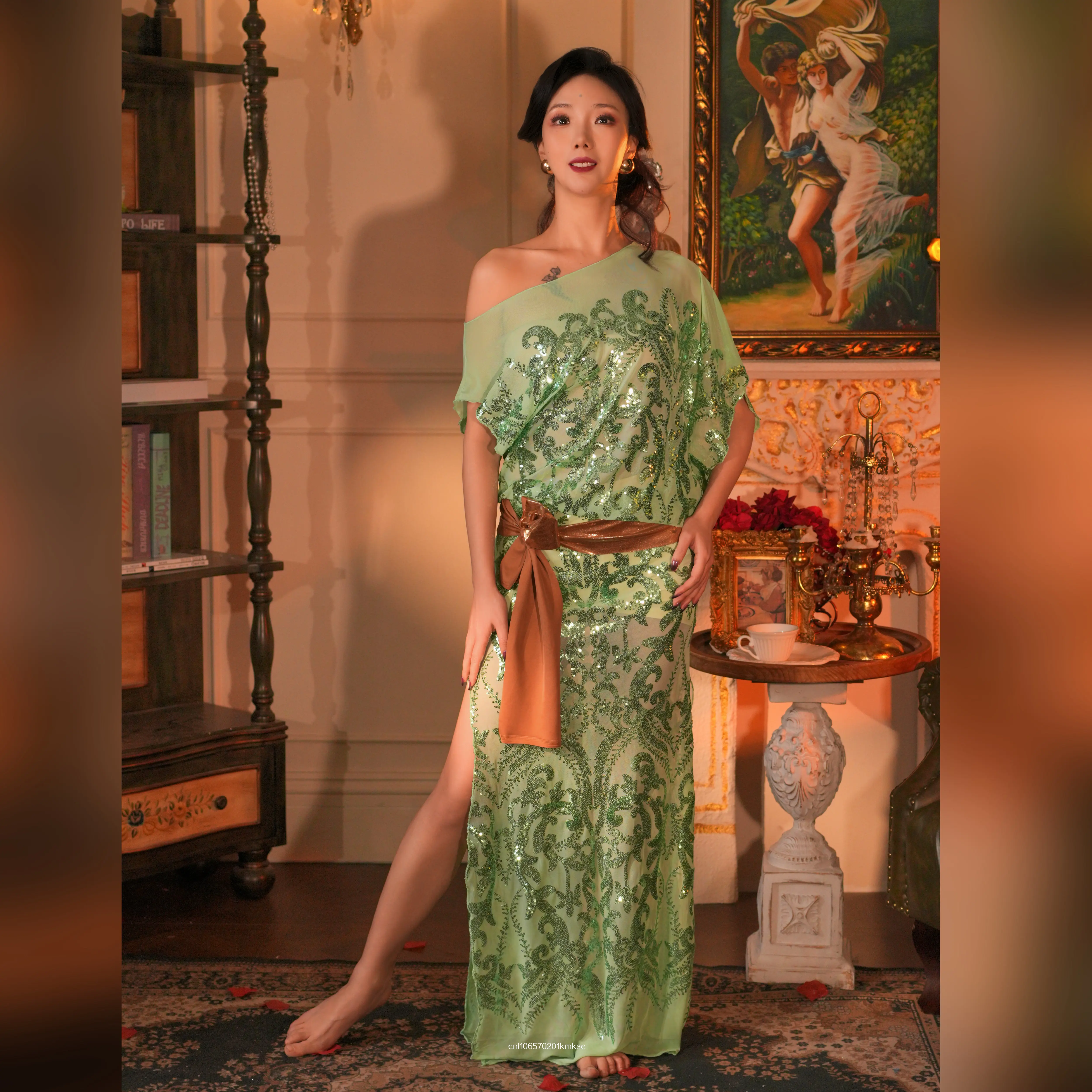 costume-da-danza-del-ventre-per-donne-abito-personalizzato-con-paillettes-copricapo-sciarpa-per-i-fianchi-3-pezzi-abiti-da-competizione-shaabi-baladi-saidi-vitalita-della-ballerina