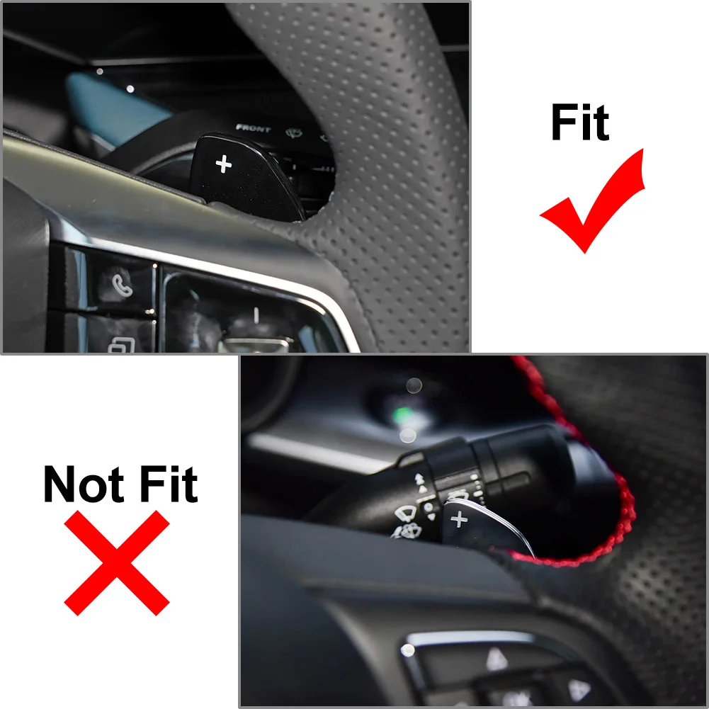 1Pair Car Steering Wheel Shifter Paddle Extension For MG7 2023-2025 For MG5 2022 ABS Plastic Blue/Gray