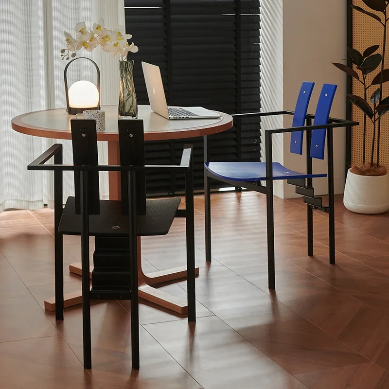 럭셔리 북유럽 식사 의자 현대 거실 게으른 인체 공학적 식사 의자 디자이너 라운지 드레싱 muebles 살롱 가구