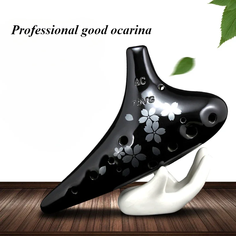 

Ocarina 12 Holes Alto Alto Alto C Just Learning An Entry-level Orff Musical Instrument Smoked Ocarina Legend Base Niche Ocarina