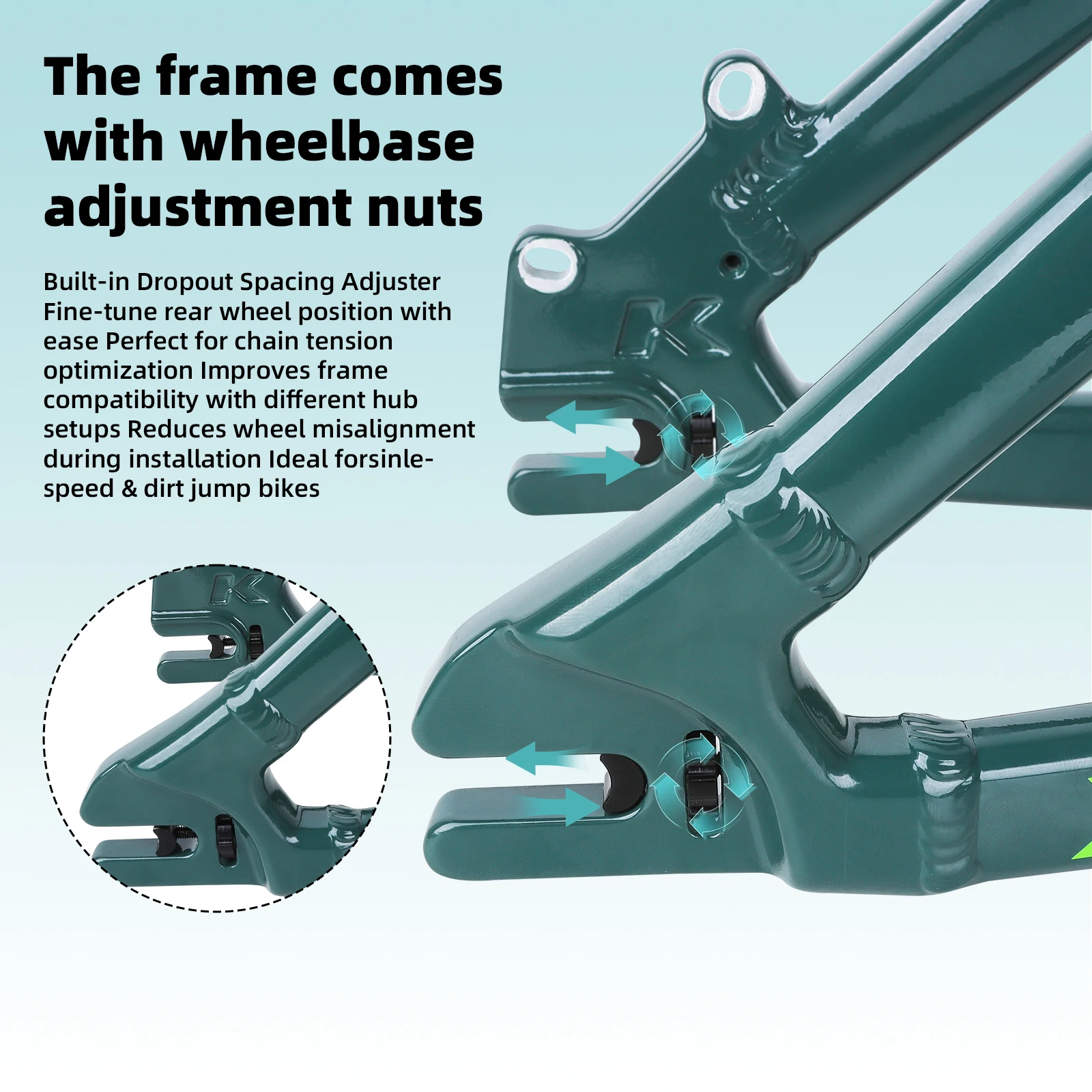 SPEEDONE X-MONSTER Dirt Jump Frame, 26