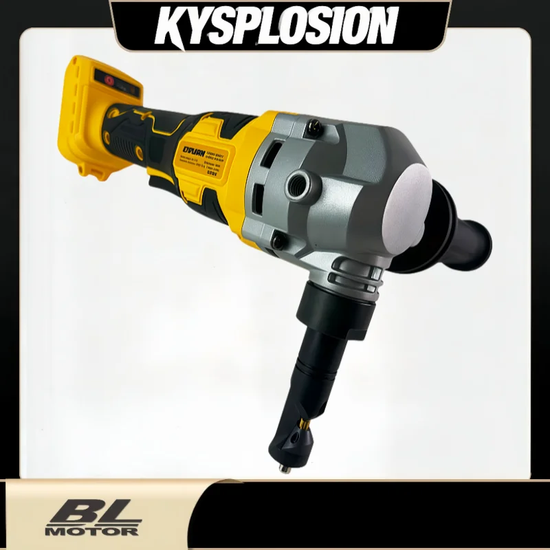 Cordless Brushless Electric Nibbler 3 Speeds Adjustable 16 Gauge Sheet Metal Cutter Power Tool for DeWalt 20V Battery