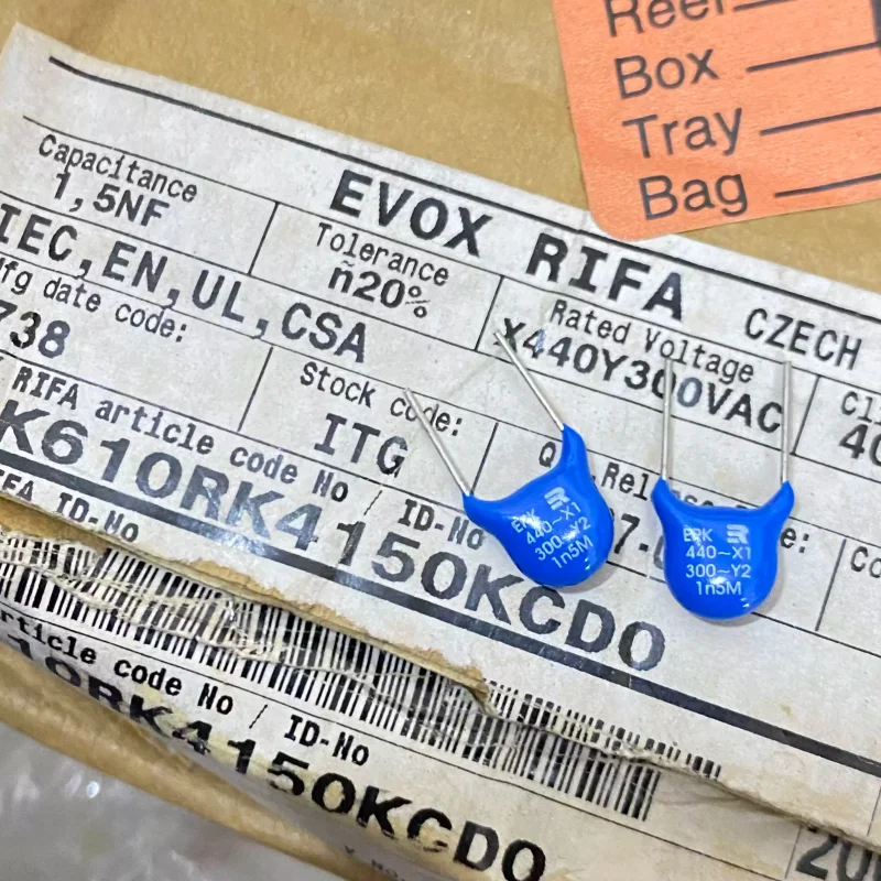 10-100 pieces imported RIFA ERK 1n5M 440VX1 300VY2 1.5NF 1500PF ceramic disc capacitors