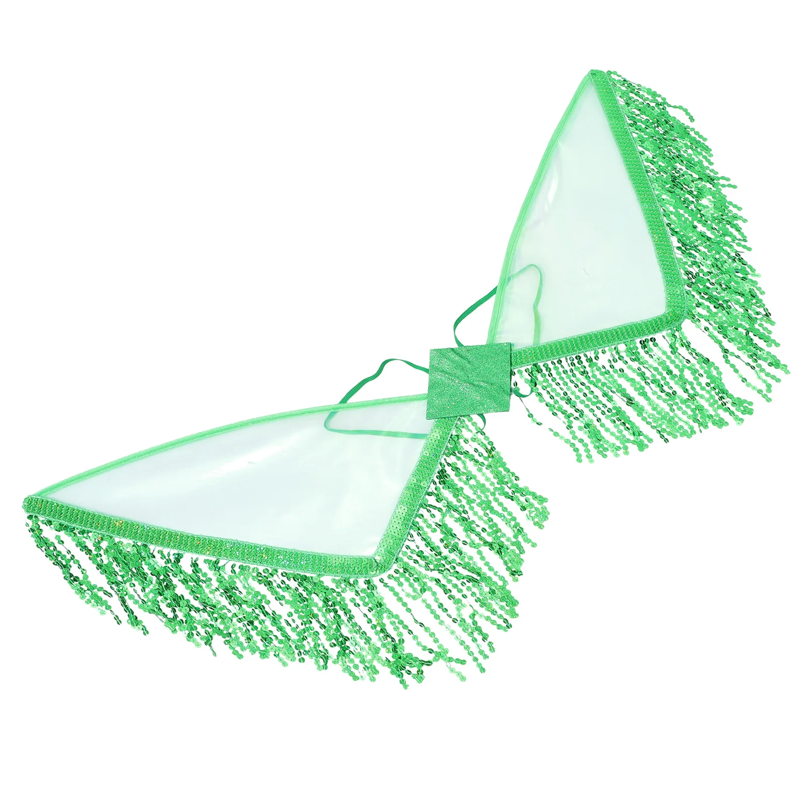 Kwastje Wing Prop Lichtgewicht Pailletten Cosplay Kostuum Voor Volwassenen Meisjes Halloween Party Dansvoorstelling Rollenspel