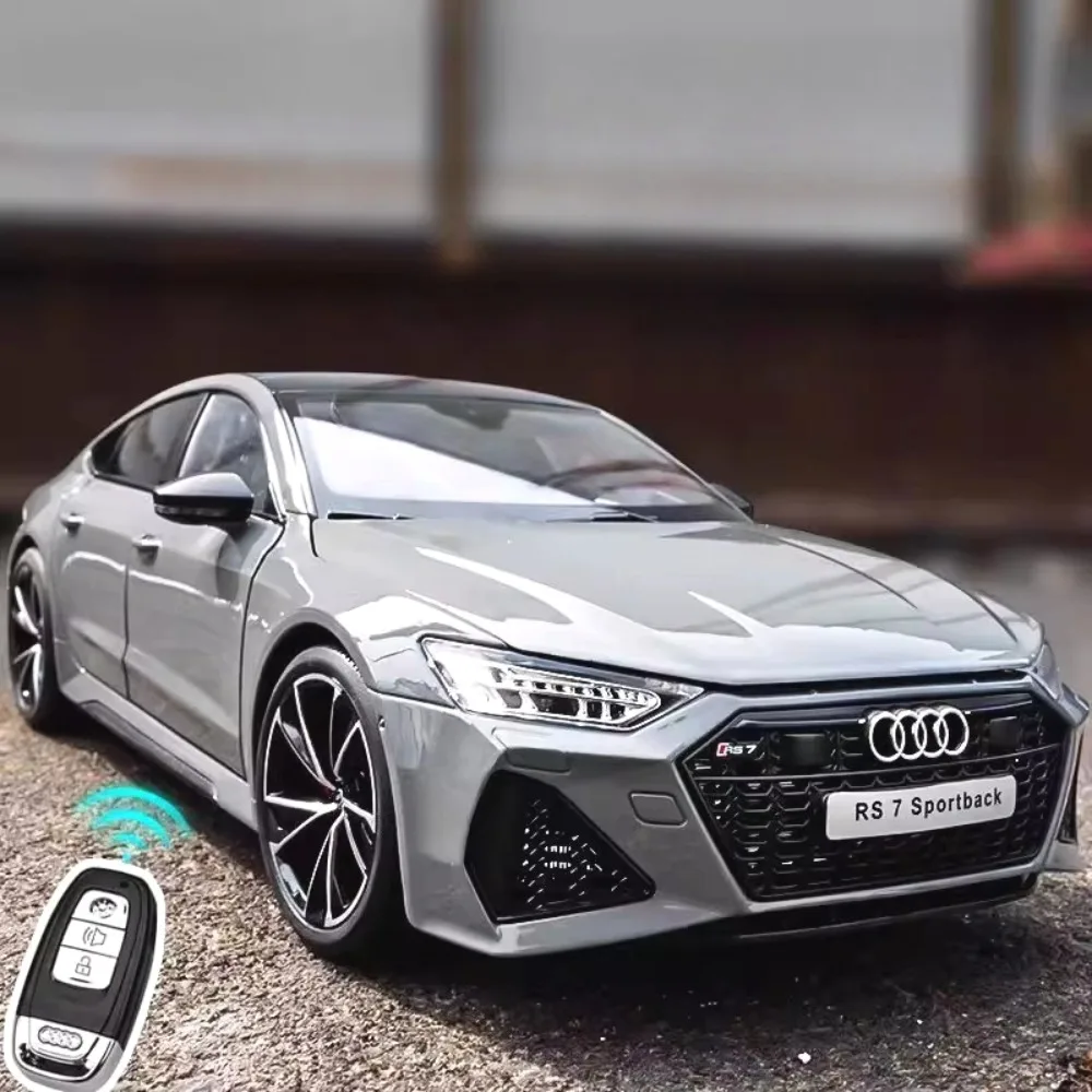 

Large Scale 1:18 RS7 Honda Accord Car Model Toy Linkage Steering Doors Opened Alloy Sports Cars Models Hobby Ornaments Gifts