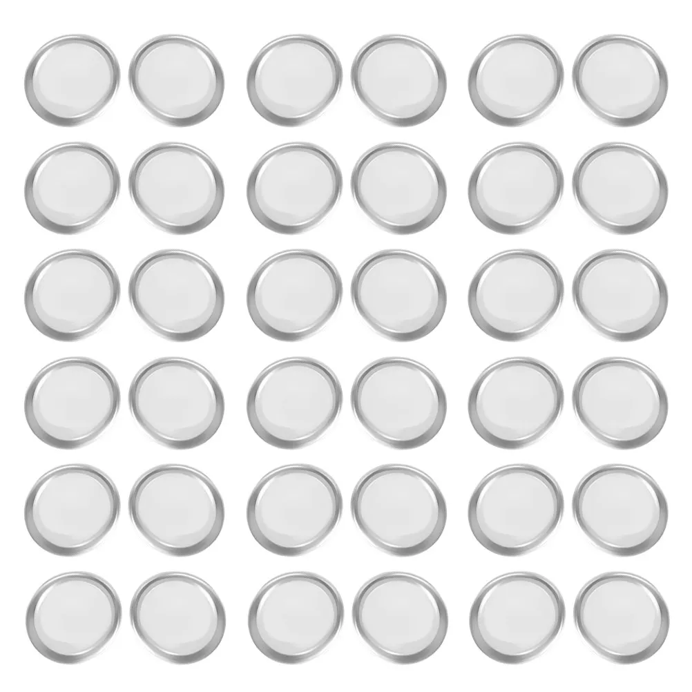 200Pcs Garden Decorative Glass Pebbles Flat Smooth Polished Surface Clear Stones Vase Fillers Aquarium Craft Beads Home Decor