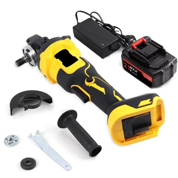 

2025 100mm brushless lithium battery angle grinder, handheld multi-functional polishing wireless polishing machine
