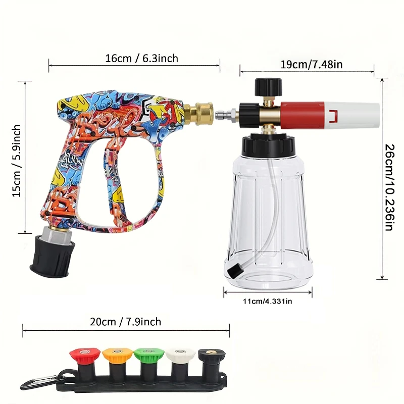 Professional High Pressure Washer Kit 1/4
