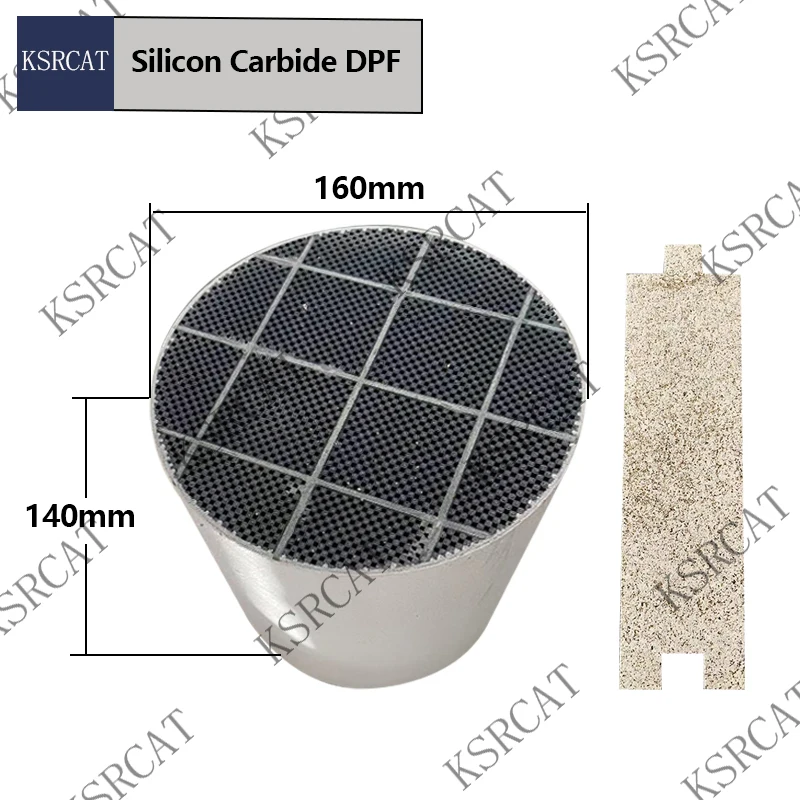 160*140mm hochwertige neue Niederdruck verlust katalytische Diesel partikel filter Universal zweck