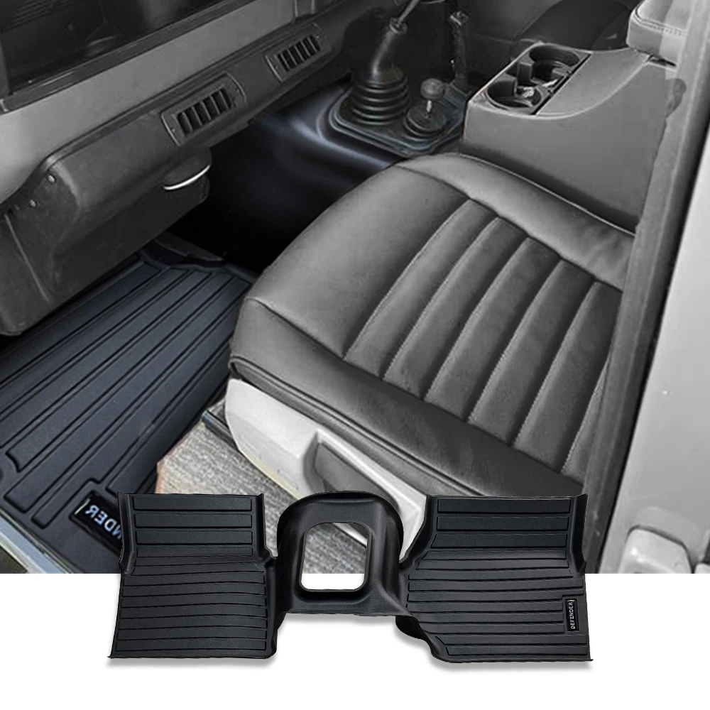 For Land Rover Defender Car All-Weather Tpe Floor Foot Mat center console mat with sear mat for Land Rover Defender 90 110 130