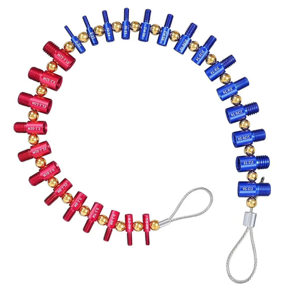 Fastener Pitch Tool Nut And Bolt Gauge For Workshop Use For Screw Pitch Checking Fast Thread Identification Tool