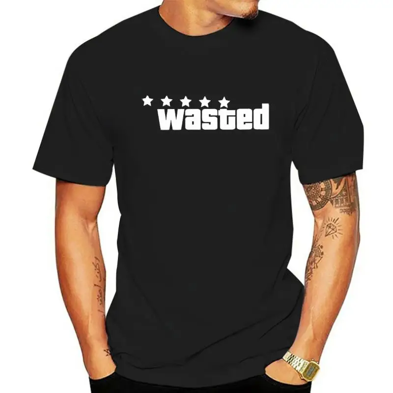 New summer T Shirt Wasted Premium T-Shirt Cotton GTA ofertas Tee Shirt