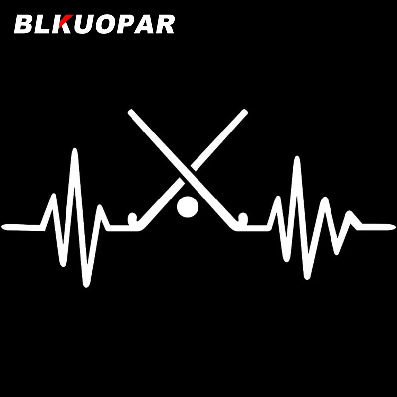 BLKUOPAR for Field Hockey Frequency Car Stickers Vinyl Sunscreen Decals Windshield Luggage Creative Decor Car Door Protector