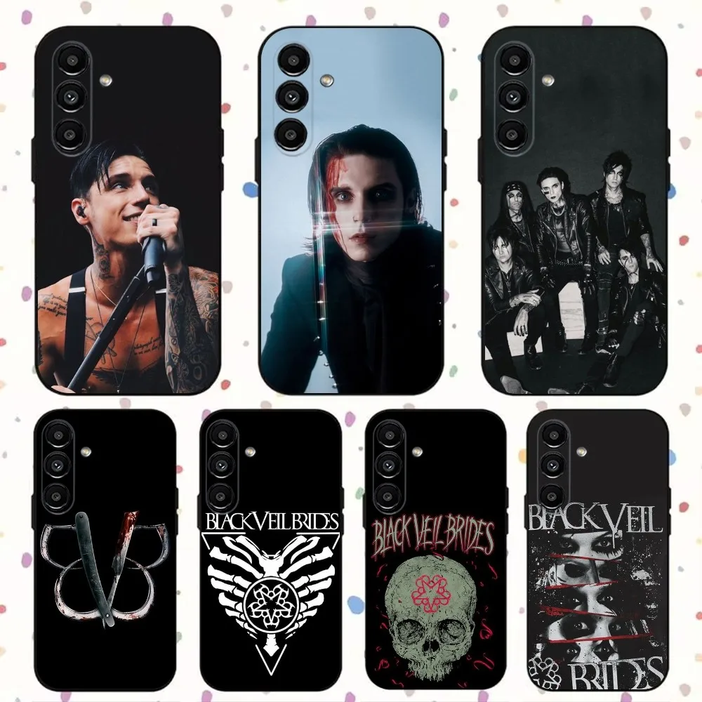 حافظة هاتف Andy Biersack Veil Brides BVB لهاتف سامسونج S24,S21,S22,S23,S30,Ultra,S20,Plus,Fe,Lite,Note,10,9,5G غطاء ناعم أسود