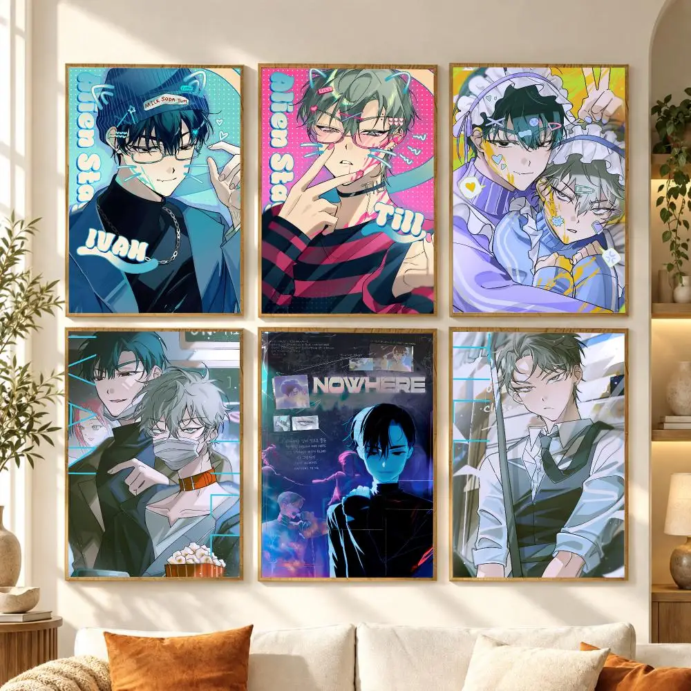 Trendy Anime Music A-Alien Stage Till Poster Premium Modern Waterproof Wall Art Pictures for Bedroom Living Room Bar Decor