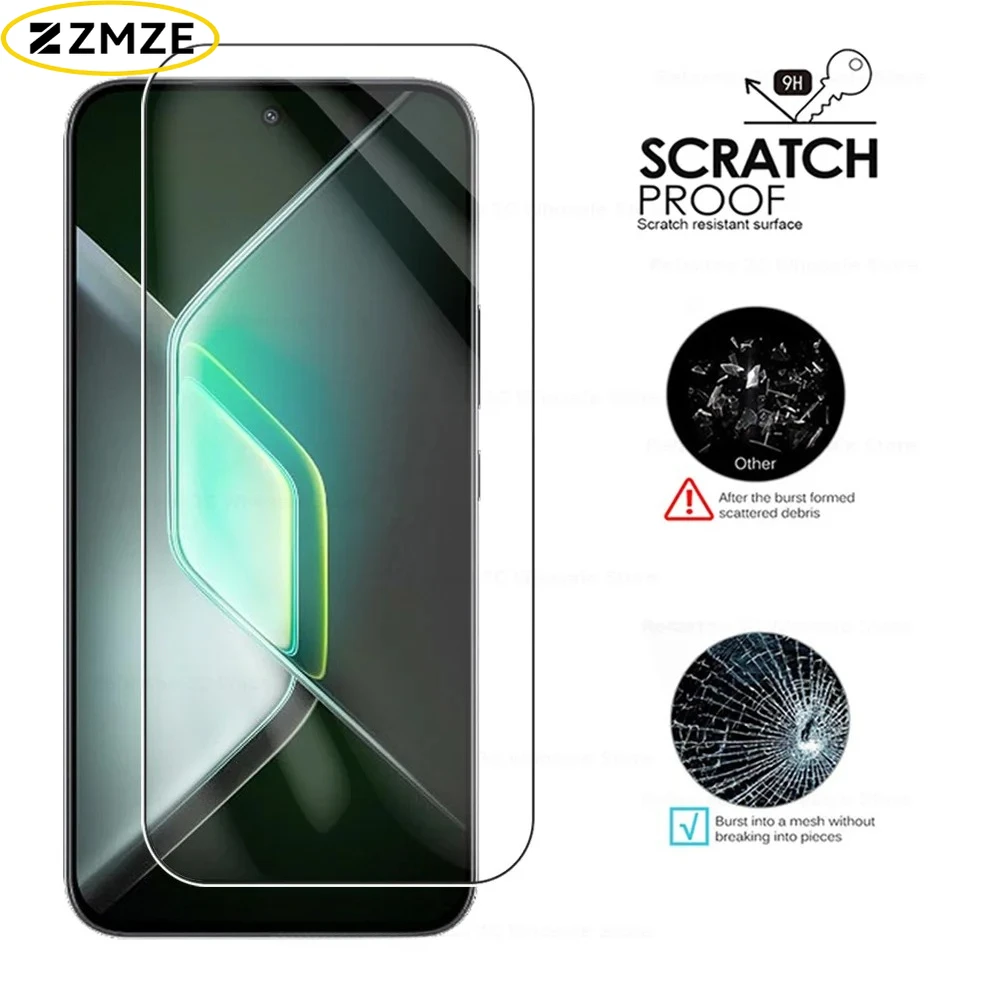1 Glass 1 Lens Protective Tempered Glass For Infinix Hot 60Pro 50 40 Pro 30 Play NFC Anti-Scratch High Definition Tempered glass