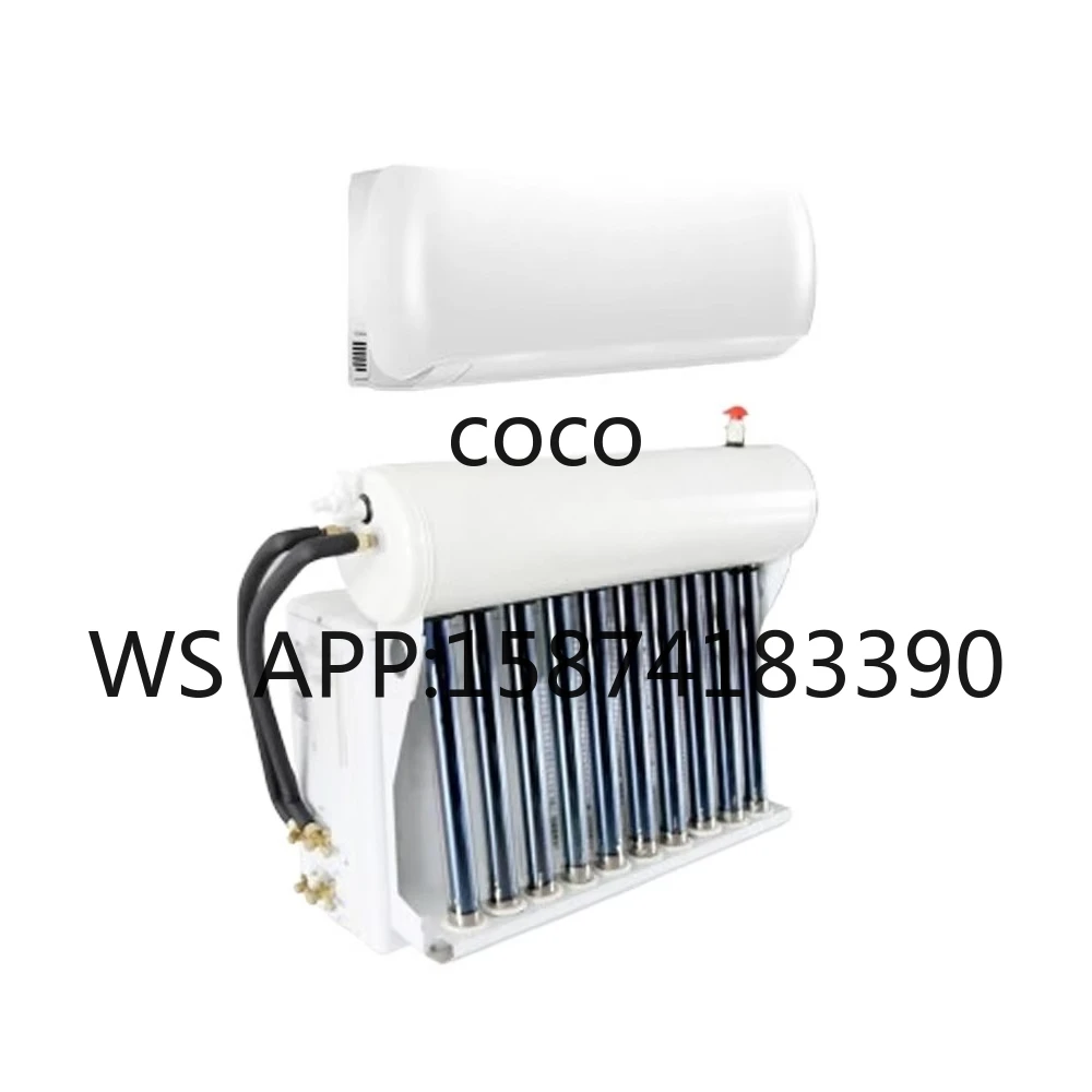 9000BTU Mini Split Vacuum Tube Hybrid Solar Thermal Air Conditioner, High Quality 30%-50% Energy Saving