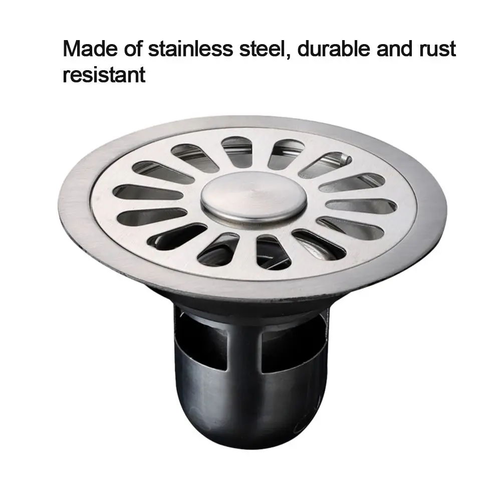 

С крышкой с фильтром, дренажный Круглый фильтр для душа, предотвращение обратного отвода, двойного назначения, дренажный фильтр для пола, предотвращающий запах