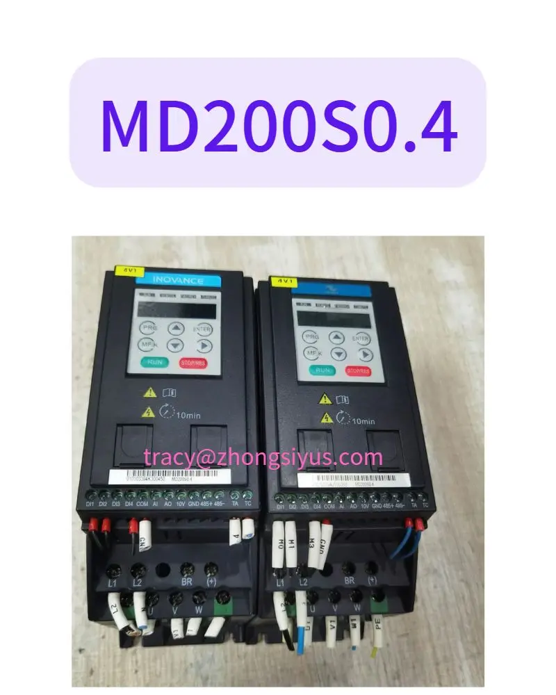 

Used inverter MD200S0.4 test OK