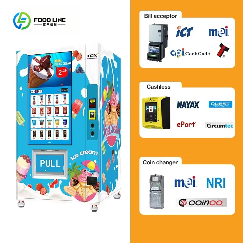 Distributore automatico di gelati estivi per distributori automatici di alimenti congelati con gelato