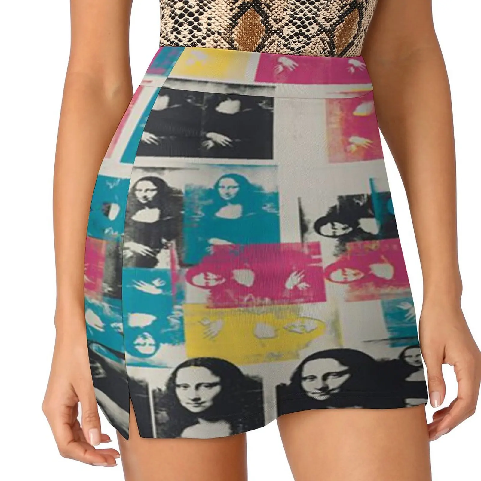 andy warhol digital painting for sale Mini Skirt skirt for women Short women′s skirts night club outfits