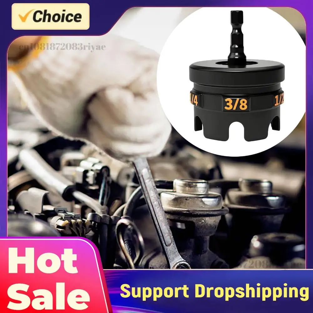 

Hex-Shank Nuts Driver Extractor Nuts Drill Zipper Attachment for Conduit Racks & Strut Systems