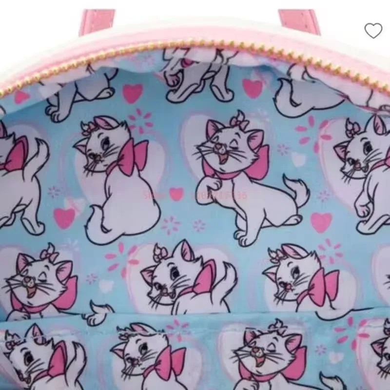 Nowy Disney Loungefly The Aristocats Sassy Marie Mini plecak Mary Cat damski plecak na co dzień daje dziewczyny prezent niespodzianka