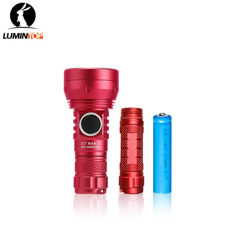 Lumintop GT Nano Red Keychiain Flashlight