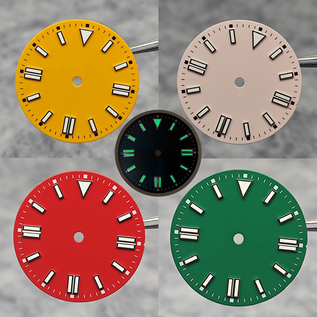 Cloisonne Enamel Dial - 28.5mm Watch Dial Colorful Enameled Surface