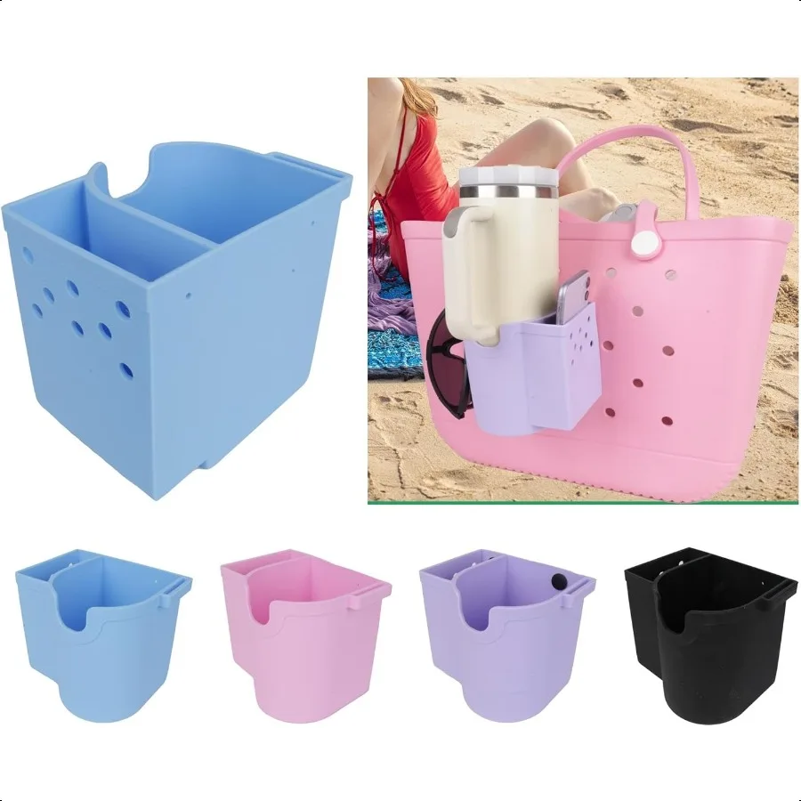 

Cup and Phone Holder Compatible with Bogg Bag and Simply Southern Modern Bag 40 oz Insert Cup Holder for Compatible bogg Bag B