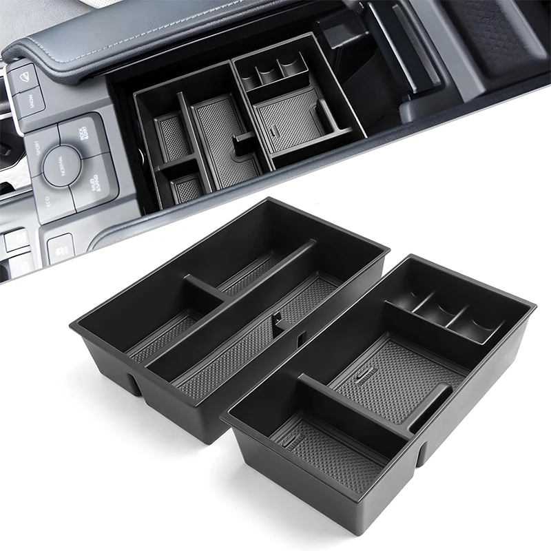 

For Toyota Grand Highlander 2024 2025+ ABS Car Central Control Armrest Storage Box Organizer Stowing Tidying Car Accessories