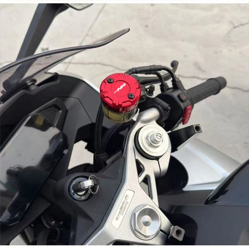 2026 explosions For CFMOTO 675NK 675 NK 2024 2025 Motorcycle Accessories Front Brake Fluid Reservoir Oil Cup Cap And a keychain
