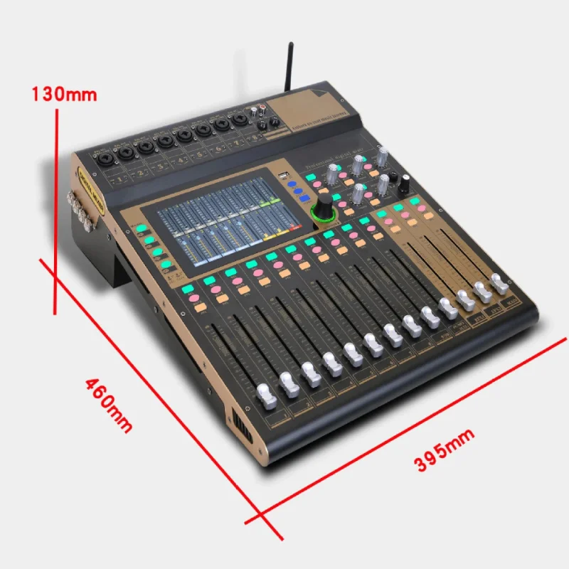 Picture 5: 12 channel professional digital mixing console, stage performance USB recording, dual DSP effect compatible with IOS system MAC