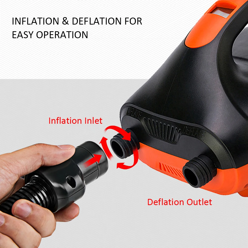 20 PSI SUP Max Dual Stage Electric Air Pump Intelligent Inflatable Pump for Inflatable SUP Stand Up Paddle Surfing Board