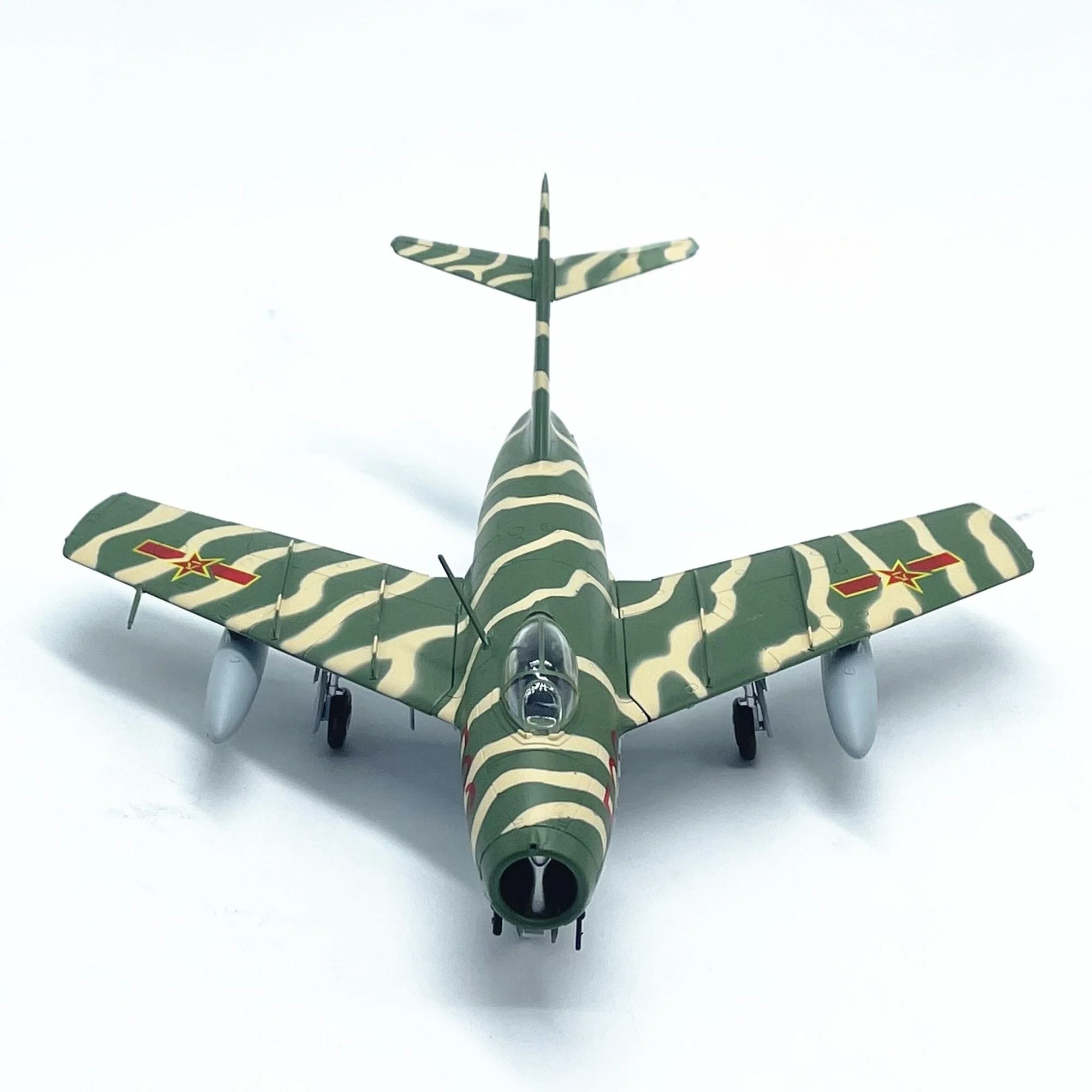1/72 Scale Chinese Air Force MiG-15 Fighter Diecast Airplanes Plastic Simulation Plane Model For Military Collectors Hobby Gift