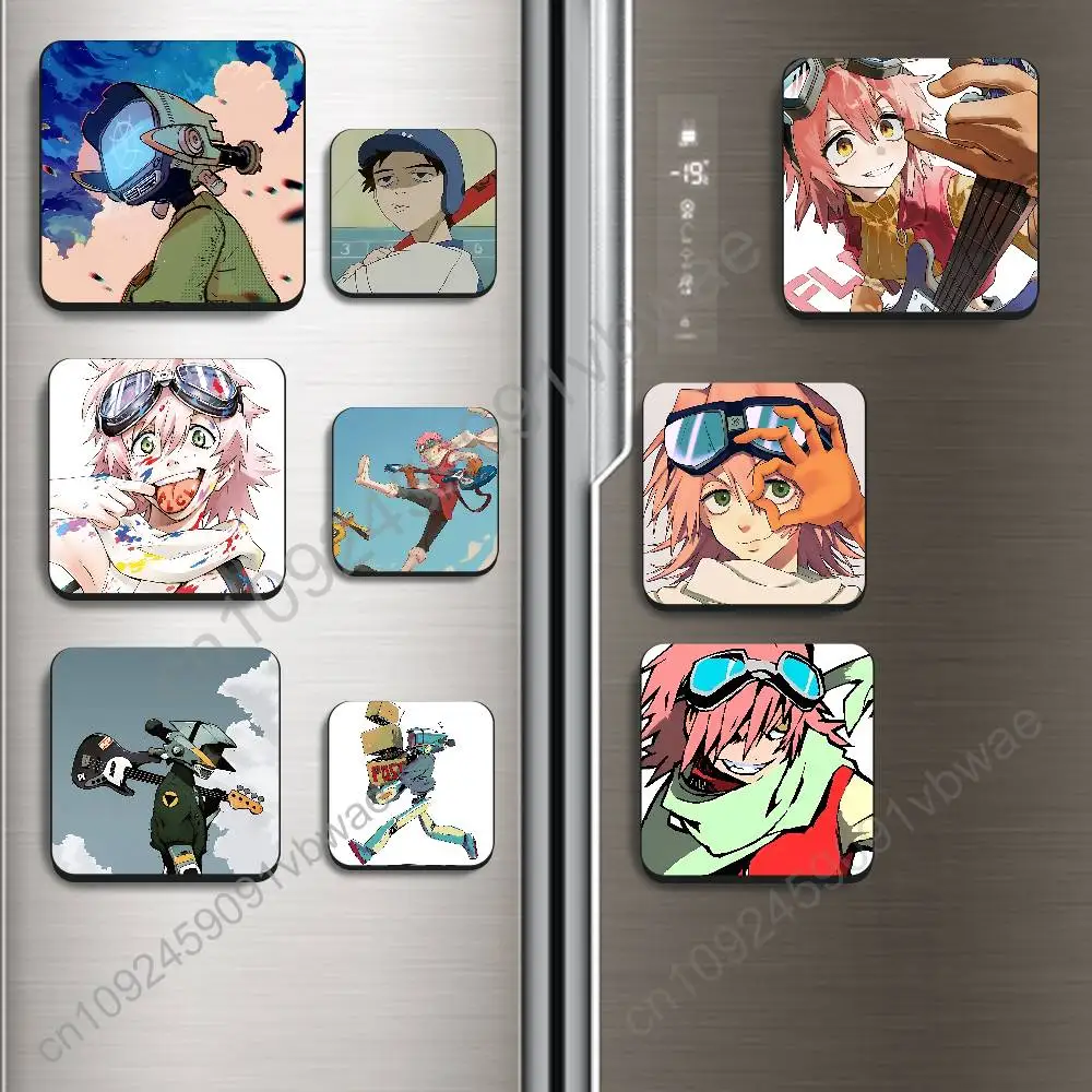 

Haruko Haruhara FLCL Canti Magnetic Fridge Magnets - No Falling Off, Fit for Refrigerators, All Metal Surfaces,Home Decor