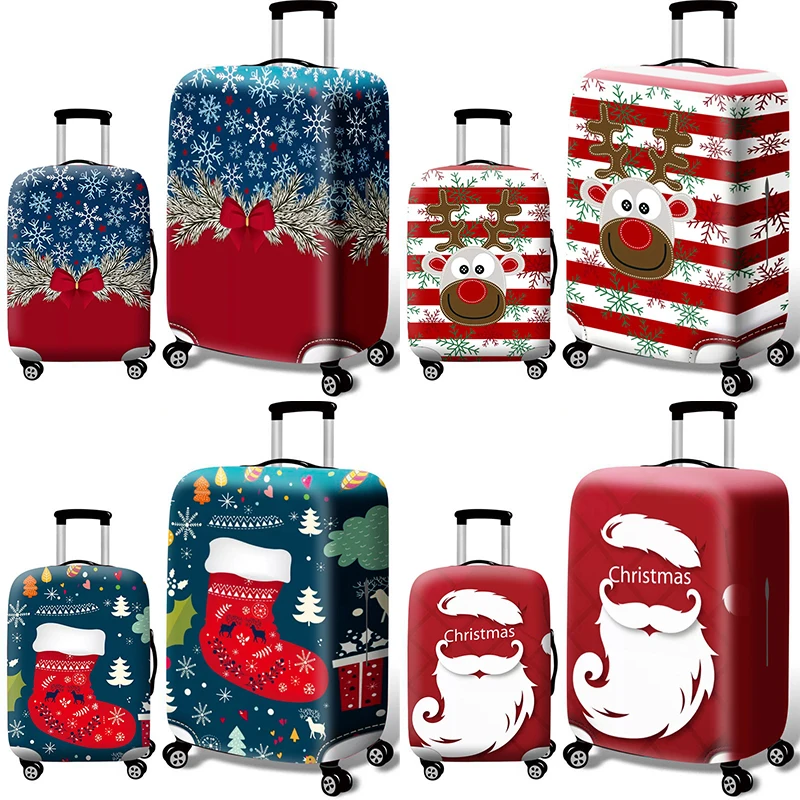 Ty Christmas Bagage Cover Stretch Stof Stofbeschermer Koffer Dekking Geschikt Voor 18-32in Reisaccessoires