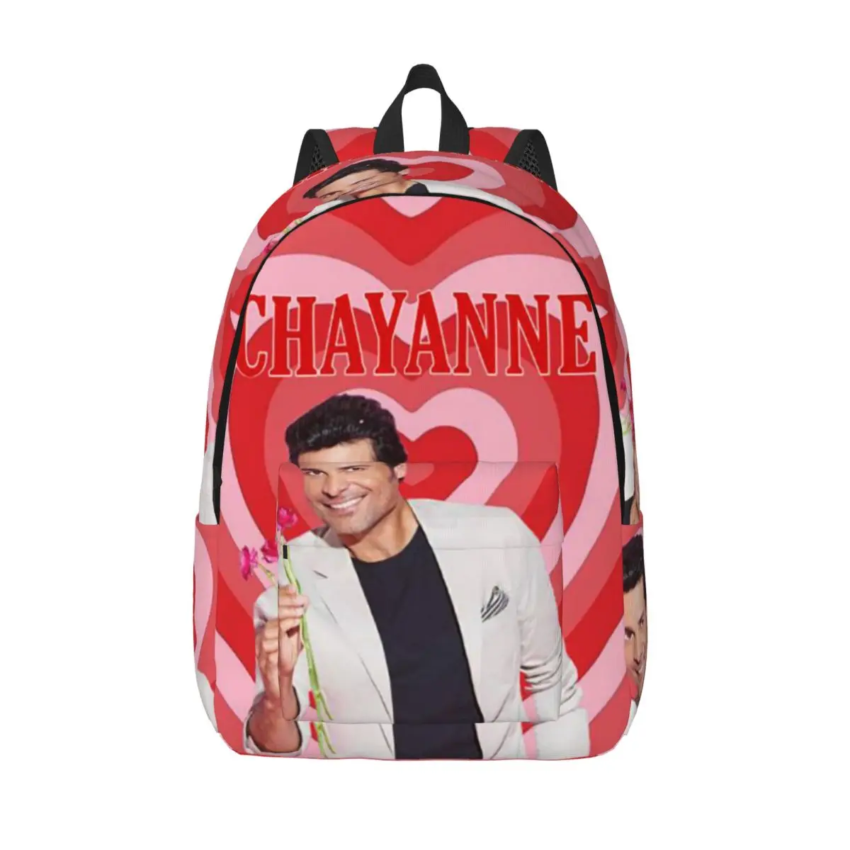 

Chayanne Chiquito Meme Music Singer Student Backpack School Bag Hiking Travel Daypack for Men Women Bookbag Shoulder Bags