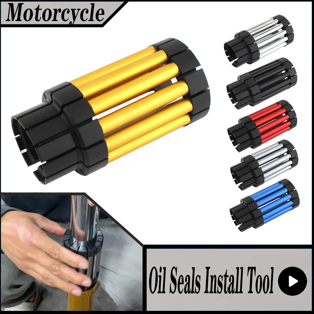 

Motorcycle Fork Seal Driver Tool Adjustable 39mm-53mm handheld removal Oil Seals Install Tool