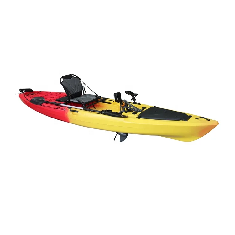 Vicking 14 FT Sit on Top Uv-protected Single Sea Fishing Kayak with Foot Pedal System and Rudder