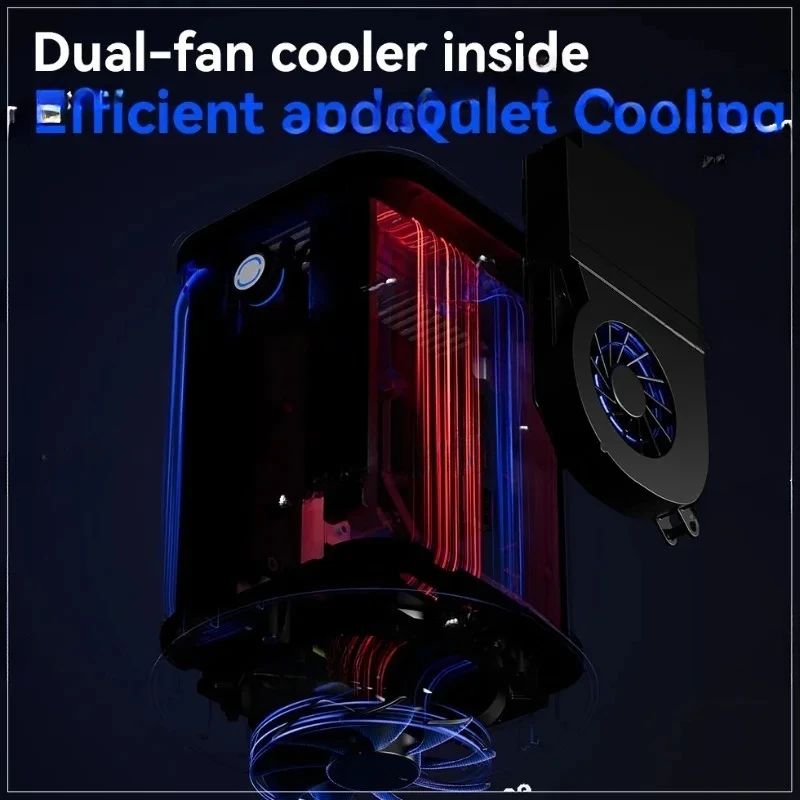 NVME SSD 2X2.5/3.5 "HDD RAID NAS Mini PC I Ntel N150 Ryzen 7 5825U DDR4 M.2 جدار الحماية R خارجي P Fsense Wi Fi6 Windows 11 FreeNAS