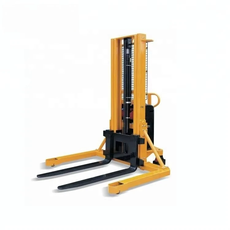 Semi Auto Stacker Straddle Legs 2000kg Capacity HED20-20 Model Lithium-Ion Battery AWD Electric Side Shifter Fork