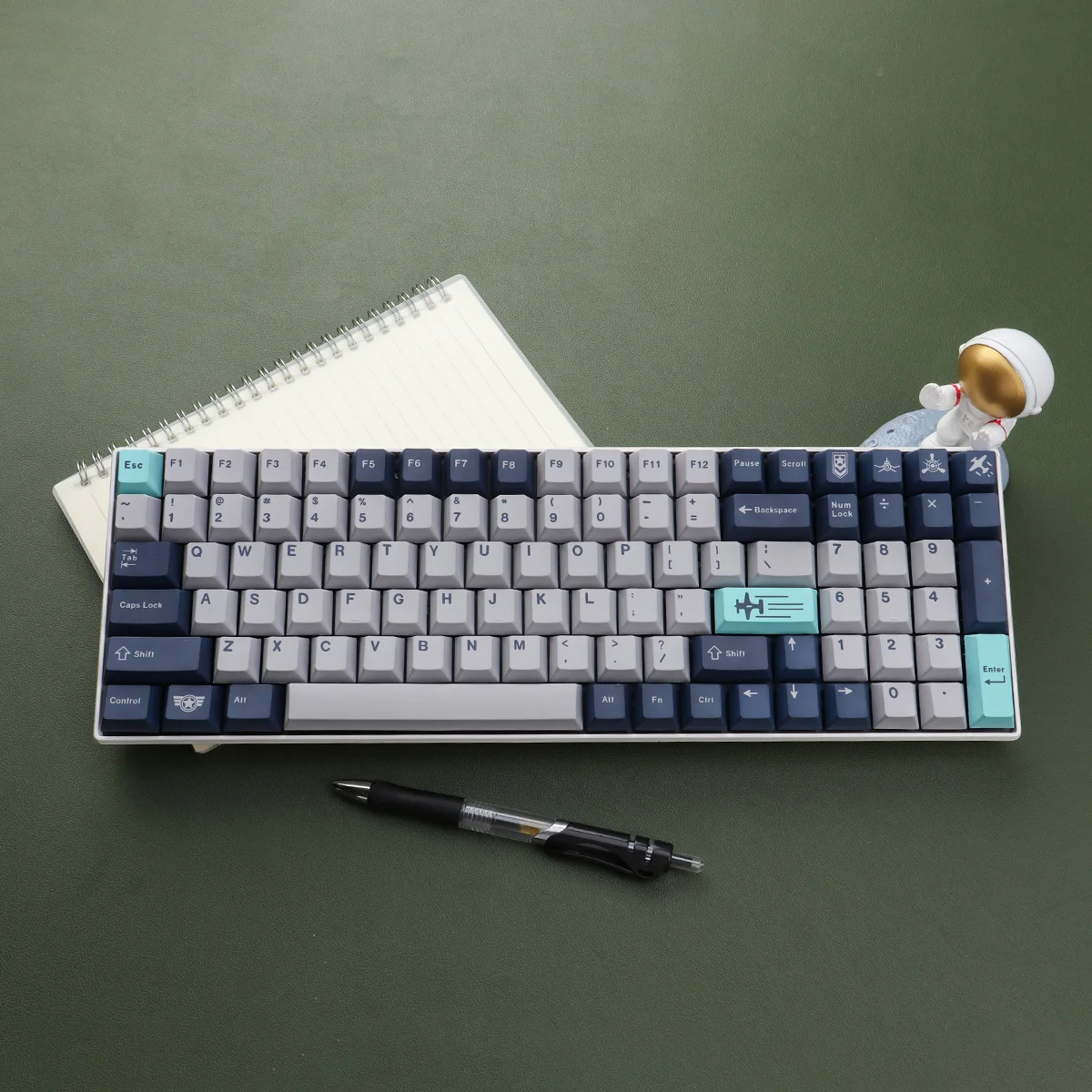 

Keycap Grey Large Full Set Cherry Original Height PBT Sublimation 64/87/98