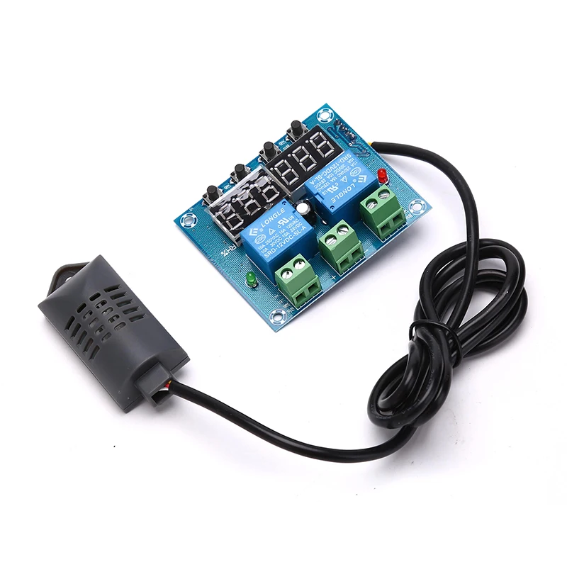 XH-M452 Humiture LED Digital Thermostat Humidistat DC 12V  Controller Regulator