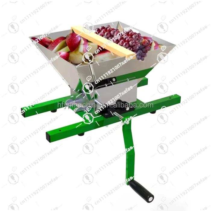 Manual Grinder Stainless Steel Fruit Crusher Vegetable Food Grinder Wine Grinder Grape   Juice Maker
